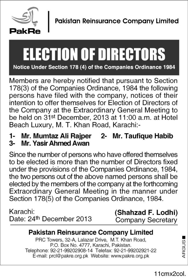 Election of Directors