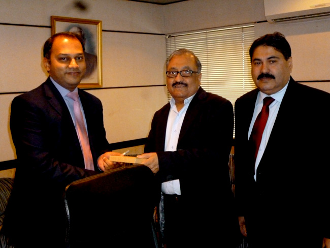 Visit of Mr. Asif Arif, Commissioner SECP to PRCL (26 Dec 2012)